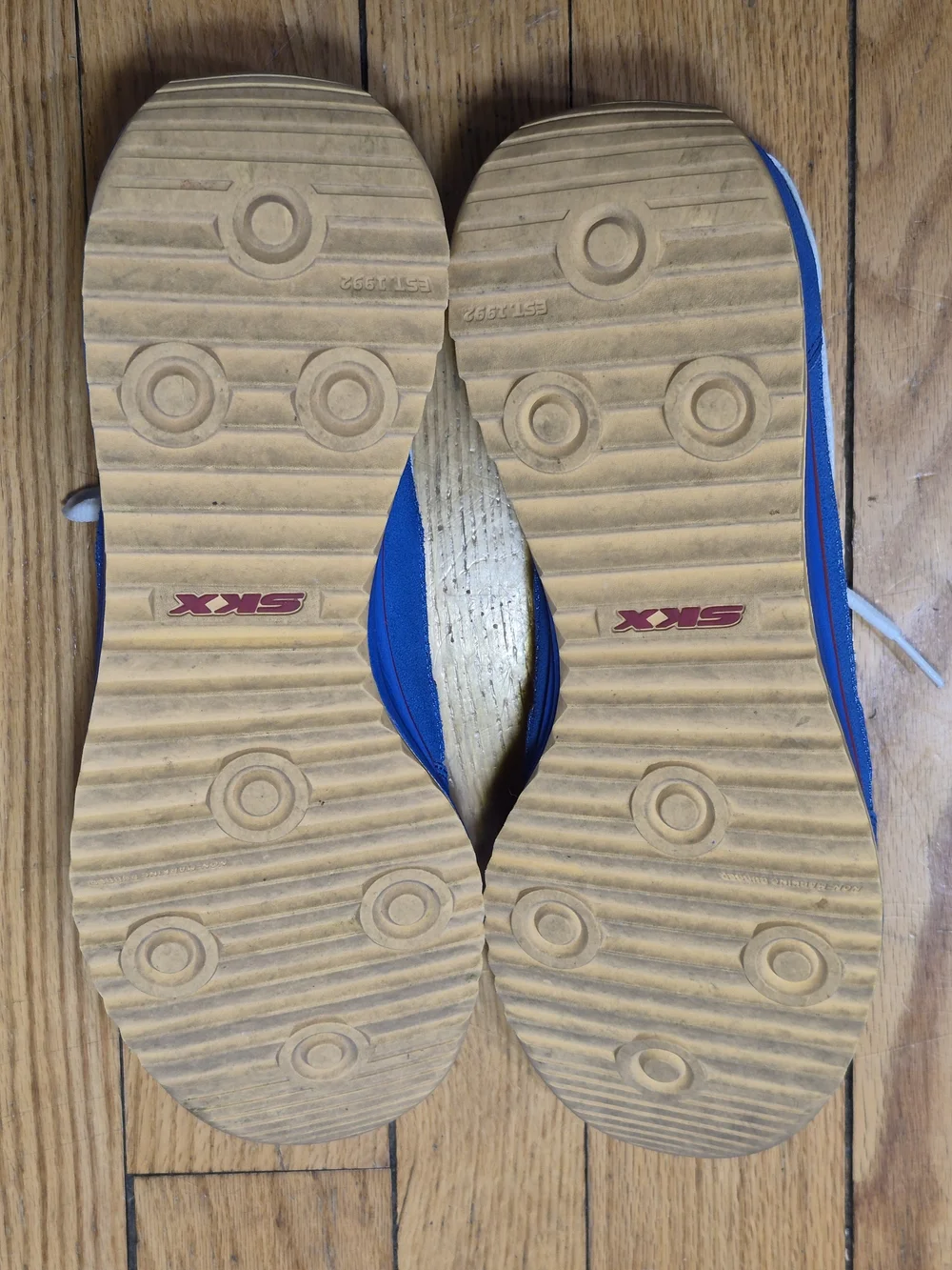 Skechers SKX 92 Men’s Blue and White Casual Sneakers Size 10